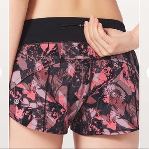 Lululemon Speed Up Short 2.5" Coral Multi 10